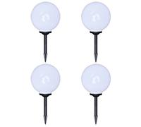 4 pcs Lampes d'allée d'extérieur à LED 30 cm et piquet au sol vidaXL vidaXL