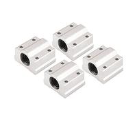 4 pcs Linear Bearing Slide Unit Bushing Block SCS8UU for 8mm Guide Rail Rod RepRap 3D printer