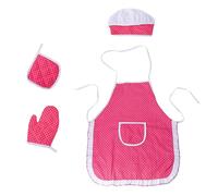 4 Pcs / lot Enfant Chef Habiller Vêtements Cuisine Outils de cuisson Faire semblant Jouer Cuisine Tablier Chef Prendre Cuisine Jouer Maison Jouet