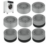 4 pcs Machine à Laver Coussin De Pied De, Machine à Laver Coussin De Pieds En Caoutchouc Antidérapant, Stabilisateur de pied de machine à laver pour Lave-Linge Sèche-linge Réfrigérateur(6.8cm)