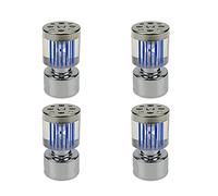 4 PCS Meubles Magnes, Ajustement en Acrylique Foot Sofa Feet TV Cabinet Armoire de Support Armoire de Support, Accessoires de lit Bricolage (Bleu/Blanc), bleu-8cm / 3,14 Pouces