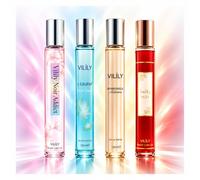 4 PCS Mini Parfum Femme,IFTHGIO Coffret Cadeau Parfum Femme 4 X 38 ML | Eau De Parfum Format Voyage,Mini Parfum Brume,Avec Des Notes Florales Et Fruitées Délicates, Qui Dure Longtemps,Pour Soirées