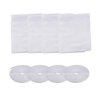 4 PCS Moustiquaire Fenêtre Écran,fliegengitter,Moustiquaire Fenetre, fliegengitter fenster,Moustique Insect Mesh,avec 4 Auto Rubans Adhésifs,Protéger la Famille Contre Les Insectes (Blanc)