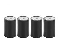 4 Pcs Non-Toxique Anti-Vibration Isolateur En Caoutchouc Isolant De Vibrations Montage Bobine Amortisseur Absorbeur De Vibrations(DD20*30 M6)