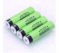 4 PCS Nouvelle batterie au lithium rechargeable d'origine 18650 3.7v 3400mah NCR18653B avec pointe pointue (sans PCB)