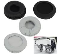 4 PCS Oreillettes pour Koss Porta Pro PP/KSC35/KSC75/KSC55, Oreillettes en Cuir Synthétique pour Casques Portapro, Doux et Confortable, Facile à Remplacer, Tissus de Haute Qualité(Gris et Noir)