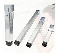 4 Pcs Pieds de Sommier,Pieds de Meubles Réglables en Métal Universel Pieds pour Lit à Lattes Cadre Central Pied de Support pour Canapés Lit Lits Sans Perçage (50cm(19.6in))