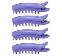 4 Pcs Pince Crocodile Cheveux Femme, Clip de Volume Instantané Peigne Dents, Clips de Levage de Racine de Cheveux Mini Peigne Portable DIY Accessoires de Coiffure