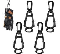 4 PCS Pinces à Gants, Pinces à Gant pour Gants de Travail, Porte, Gant Multifonctionnel Anti, perte, Les Gants Chapeaux Serviettes etc. peuvent être accrochés aux Pantalons, Ceintures et Sacs à Dos