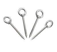 4 Pcs Piton à Visser m8 x 80mm Anneau de Levage Crochet à œillets Robustes