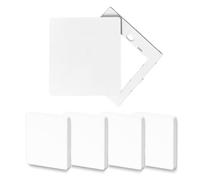 4 PCS Plaques Murales Vierges en Plastique,pour Prises ou Interrupteurs | Plaques Murales Vierges 86x86mm,Cache Prise et Cache Trou Mural pour Compteur Électrique,pour Prises Inutilisées (blanc)