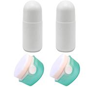 4 PCS PROCHER PROCAGE SUN POUR LES ENFANTS ET 1, 7 oz Rouleau vide sur des bouteilles avec couvercle Facile à appliquer Portable pour un applicateur de lotion de crème solaire pour voyager en fam.