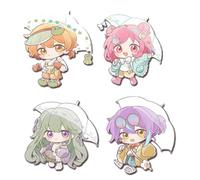 4 Pcs Projects Sekais Badge Sekais Rui Figurine Badge Jeux Colorful Sekais Rui Project Acrylique Pins Set Sekais Rui Cosplay Sac Decor