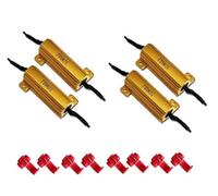4 pcs Résistances de Charge Anti-Erreur OBD/CANBUS et Anti-clignotement Rapide pour Montage d'Ampoules LED