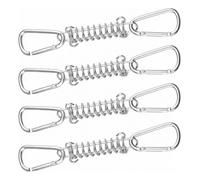 4 PCS Ressort Voile d'ombrage,Boucle Ressort Tension Inoxydable, 11.5×3.5cm