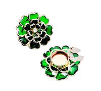 4 Pcs Rhinestone Button Covers, No-Sew Crystal Detachable Buttons For Blouse/Wedding/DIY, Elegant Button Covers Clip On And Self Cover Buttons, Quick-Install For Women Clothing & Home Decor