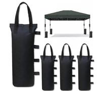4 PCS Sac de Poids Robuste à Double Couture Sacs de lestage pour Tente Pop-up Sacs de Lestage de Sable pour Tente Pop-up Auvent ou Parasol pour Tonnelle Poids De Sable Gazebo Poids Pavillon