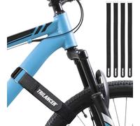 4 PCs Sangles Trilancer Réglables pour Stabiliser Les Vélos avec Système Scratch pour Support à Vélo sur Voiture et Râtelier à Vélo, pour Le Transport & Stockage (75 cm x 3,8 cm)