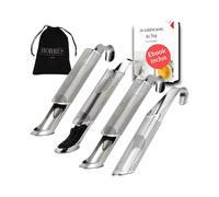 4 pcs Stainless Steel Tea Infusers with Fine Mesh Filter | Pipe diffuser for Mug Cup Thermos, Stainless Accessory for Herbal Tea Infusion Herb Bulk