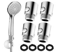 4 Pcs Stop Douche Vanne d'arrêt Pommeau de Douche G1/2 Robinet d'arrêt du Pommeau de Douche pour Pommes de Douche, Douchettes à Main, Bras de Douche
