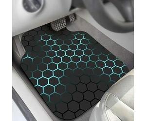4 pcs Tapis de Voiture Set pour Hyundai i40 Combi 2018-, en Terre de Diatomée Absorbant Antidérapant Étanche Accessoires Intérieur de Luxe Durable,Blue