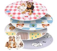 4 pcs Tapis d'entraînement lavables Absorbant Réutilisable Fournitures pour Boîte de Mise Bas Tapis Parc de Jeu pour Chiots Grands Animaux