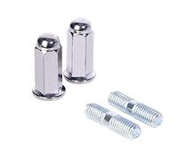 4 Pcs Vis De Silencieux Scooter, Asudaro 8mm Tuyau d'échappement Silencieux vis Tuyau D'échappement Silencieux Vis Boulon écrou pour Scooters ATV Go Karts Cyclomoteur Quad Moteur