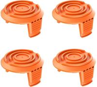 4 pcs WA0004.1 Bobine Fil Couvercle de Compatible avec Débroussailleuses et Coupe-Bordures Worx 20V WG157E.9 / WG163E / WG163E .9 / WG173E.9 (4 Capot)