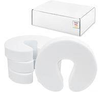 4 Pcs White Foam Finger Guards For Door Lock 10-50mm Door Lock Prevent Doors Slamming Child Door Safety Guard Baby Finger Guard Pet Protector