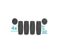 4 Pedi Têtes De Rouleaux De Remplacement Grossière Avec Micro Minéraux Extra Bien Sûr Têtes De Rouleaux Pour Scholl Velvet Smooth
