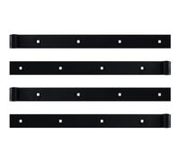 4 Penture Droite - Acier - Longueur 450 mm - Diamètre 14 mm - pour Volet Battant - Charnière pour Volet Battant Bois PVC - Fabrication Française