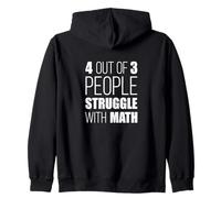 4 Personnes sur 3 Luttent avec Les mathématiques Sweat à Capuche