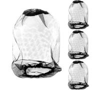 4 Pi¿¿Ces De Filet Anti-Moustiques Pour T¿ºte, Filet Anti-Moustiques Pour Chapeau, Protection Anti-Insectes Pour Les Activit¿¿S De Plein Air, Randonn¿¿E, Camping, Abeillage, P¿ºche