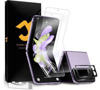 4 Pi¿¿Ces Verre Tremp¿¿ Pour Samsung Galaxy Z Flip 4, 2 Pi¿¿Ces Epu Protection Ecran 2 Pi¿¿Ces Protection D'objectif, Autocicatrisation En 10 Secondes, Sans Bulles, Protection ¿¿Cran Pour Z Flip 4