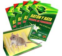4 Pices l Pige Rats Dratisation Rapide Plaques Collantes Sourie Puissant Plaques de glu Anti Rat et PIEGE POUR NUISIBLE DE LA MAIS