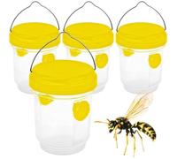 4 Pices Piege A Guepes Et Frelons Exterieur Suspendre Piege Frelon Asiatique Bouteille Piege A Mouch REPULSIF NUISIBLES POUR LE JAR
