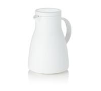 4 pichets isothermes de 1 l, diamètre : 14,5 cm, hauteur : 22 cm, blanc, polypropylène