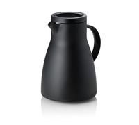 4 pichets isothermes de 1 l, diamètre : 14,5 cm, hauteur : 22 cm, noir, en polypropylène