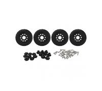 4-Piece 1/10 Scale RC Snow Tires & Wheels for Traxxas - Durable, High-Traction for Rough Terrain