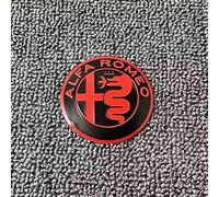 4 Pièce Autocollants Cache Moyeu pour Alfa Romeo 147 156 159 Giulietta Giulia Stelvio Mito 56mm, Autocollant avec Emblème Centre pour Passionnés d'Auto & Utilisation Quotidienne