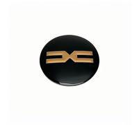 4 Pièce Autocollants Cache Moyeu pour Dacia Sandero Stepway Crossover 56mm, Autocollant avec Emblème Centre pour Passionnés d'Auto & Utilisation Quotidienne