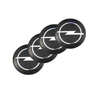 4 Pièce Autocollants Cache Moyeu pour Opel Karl 2015-2019 65mm, Autocollant avec Emblème Centre pour Passionnés d'Auto & Utilisation Quotidienne