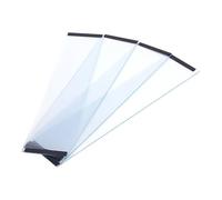 4-Piece Bird Cage Baffle Set, Transparent Bird Cage Food Catcher, Clear Squirrel Baffle Cover, Parrot Parakeet Macaw Cage Accessoires, Protects Food and Keeps Cages Clean
