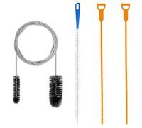 4 Pièce Brosse Canalisation Set,Outil de Nettoyage de Tuyau et Goupillon Canalisation,Déboucheurs en Spirale,Brosse Nettoyage Deboucheur Canalisation,Brosse de Nettoyage Réutilisable