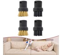 4 Pièce Brosses Rondes Pour Karcher SC1 SC2, SC3, SC4 SC5 Nettoyeur Vapeur Vide