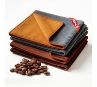 4 Pièce Chiffons Barista, 30x40cm Double Face, Chiffon Microfibre sans Peluche, Torchon Cuisine, Nettoyeur Porte Filtre Cafe, Microfibre Menage, Porte Filtre Machine Café