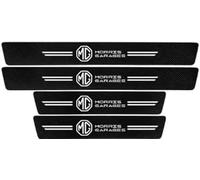 4 Pièce Fibre De Carbone Plinthes Autocollant pour MG ZS Ev HS GS GT Tf ZR 3 5 6 7 Ezs Ehs Mg3 Mg6, Protecteur Seuil de Porte de Voiture, Protecteur de Seuil de Porte Couverture D'usure de Pédale