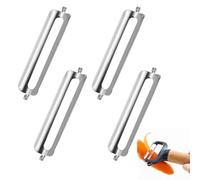 4 Pièce Lame Pour Econome Legumes,Vertical Professionnel Legume D'Orange éPlucheur Rechange Remplacement Coupe,Cuisine Inox Turbo Rotatif Haricots Pomme éPluchage éConome Couteau pour Tupperware Tefal
