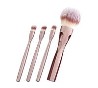 4-Piece Magnetic Makeup Brush Set, Portable Synthetic Brushes for Blending, Face Powder, Blush, and Eyeshadow, Women’s Cosmetic Kit, Perfect for Home, Travel, Office, and Special Occasions