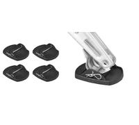 ProPlus 4 plaques de Support par Exemple pour Poteau d'angle, Support de Caravane, Support de Caravane